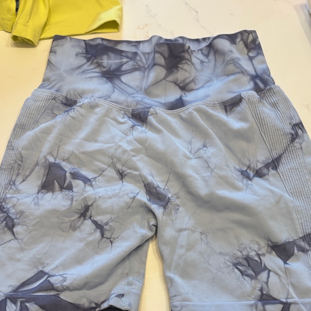 Blue Tie-Dye Women's Shorts